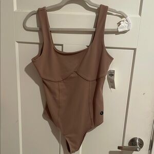 Abercrombie & Fitch Tan Bodysuit Classic Design